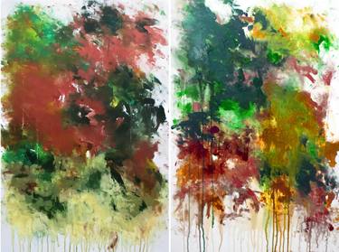 Original Abstract Paintings by Ron Halfant