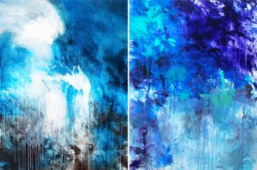 Original Abstract Paintings by Ron Halfant