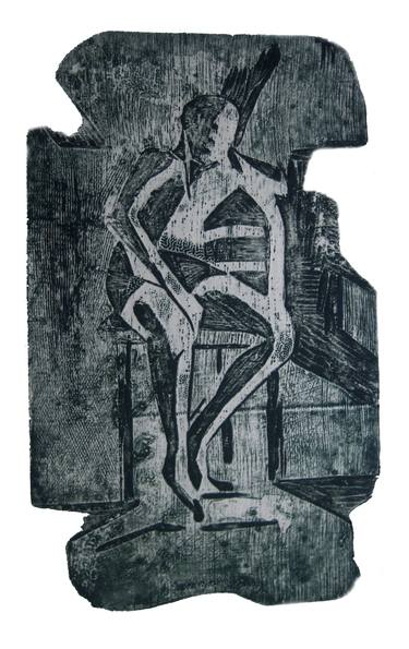 Print of Abstract Men Printmaking by K Zaman Shimul