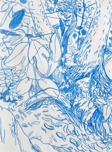 Print of Expressionism Nature Drawings by Kathryn Vaughan