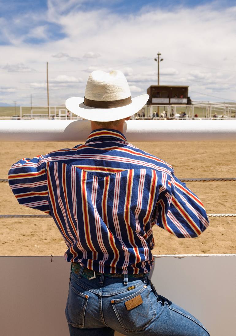 Original Travel Photography by Tom Hanslien | Documentary Art on Paper | 4th of July Rodeo III (119x84cm)