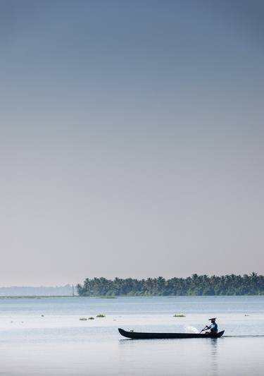 Fisherman, Kerala Backwaters (119x84cm) thumb