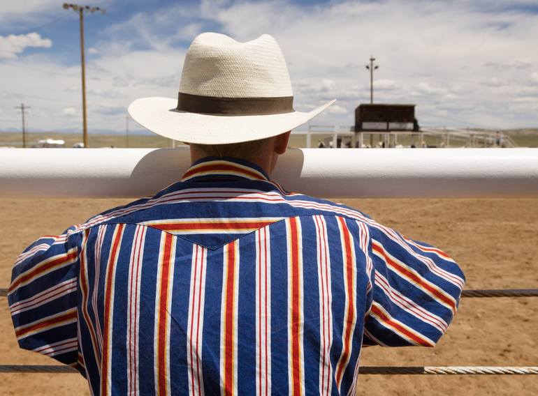 Original Travel Photography by Tom Hanslien | Documentary Art on Paper | 4th of July Rodeo II (152x203cm)