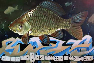 Print of Street Art Fish Paintings by Bogdan Stetsenko