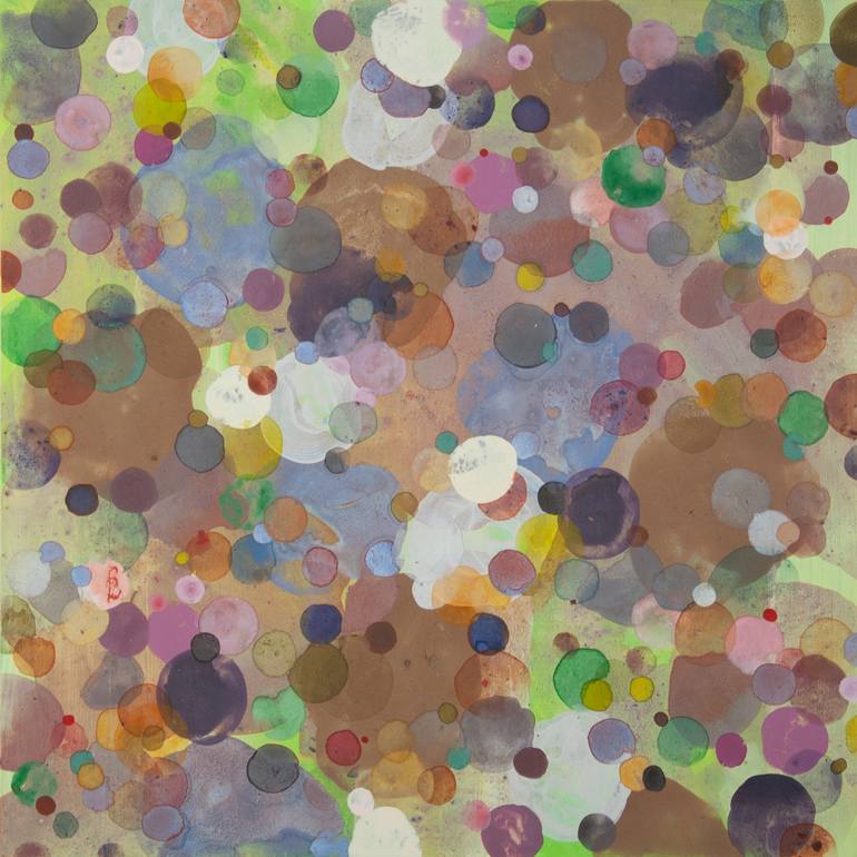 Leftover dots #1 Painting by Dennis Happé | Saatchi Art