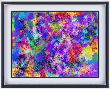 Print of Abstract Expressionism Abstract Mixed Media by Hank Klein