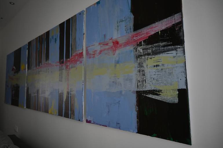 Original Color Field Painting Nature Painting by Elisabeth Dostert