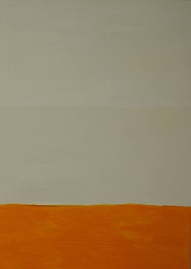 Original Minimalism Abstract Paintings by Elisabeth Dostert