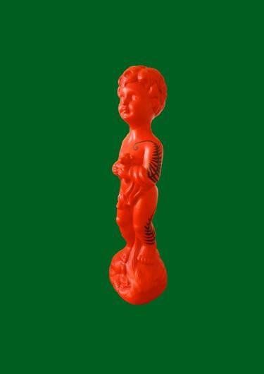 Red Cupid with fern, Limited Edition Prints 1 of 10, cylinder postage  thumb