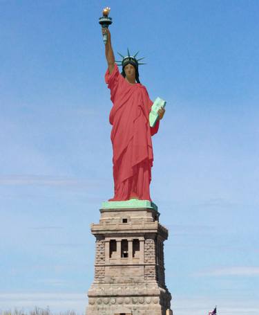 Painted Statue of Liberty - Limited Edition of 100 thumb