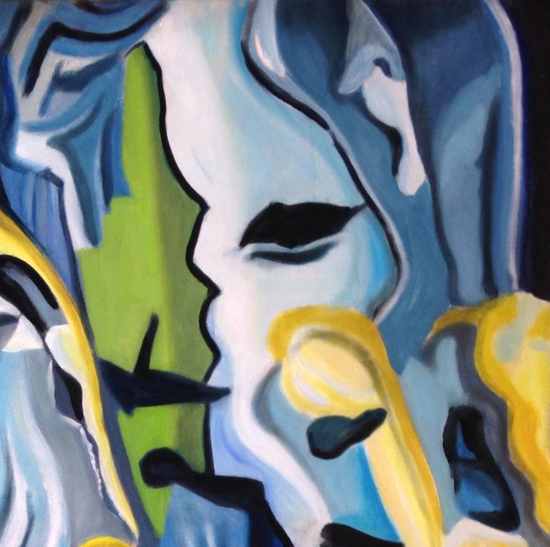Original Abstract Expressionism Abstract Painting by Michael Thompson