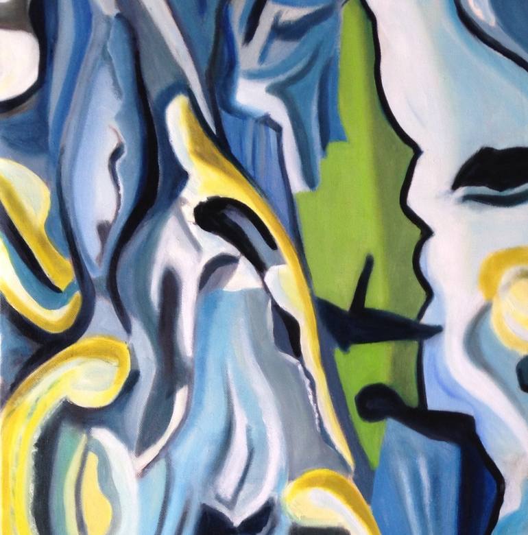 Original Abstract Expressionism Abstract Painting by Michael Thompson