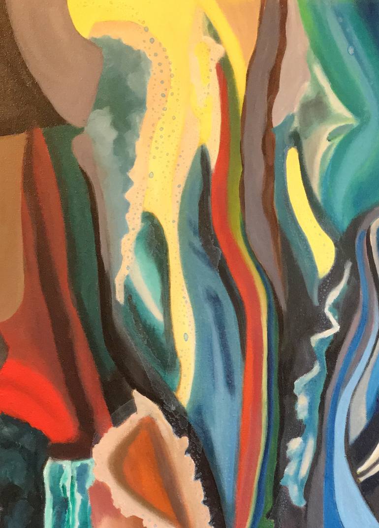 Original Abstract Expressionism Abstract Painting by Michael Thompson