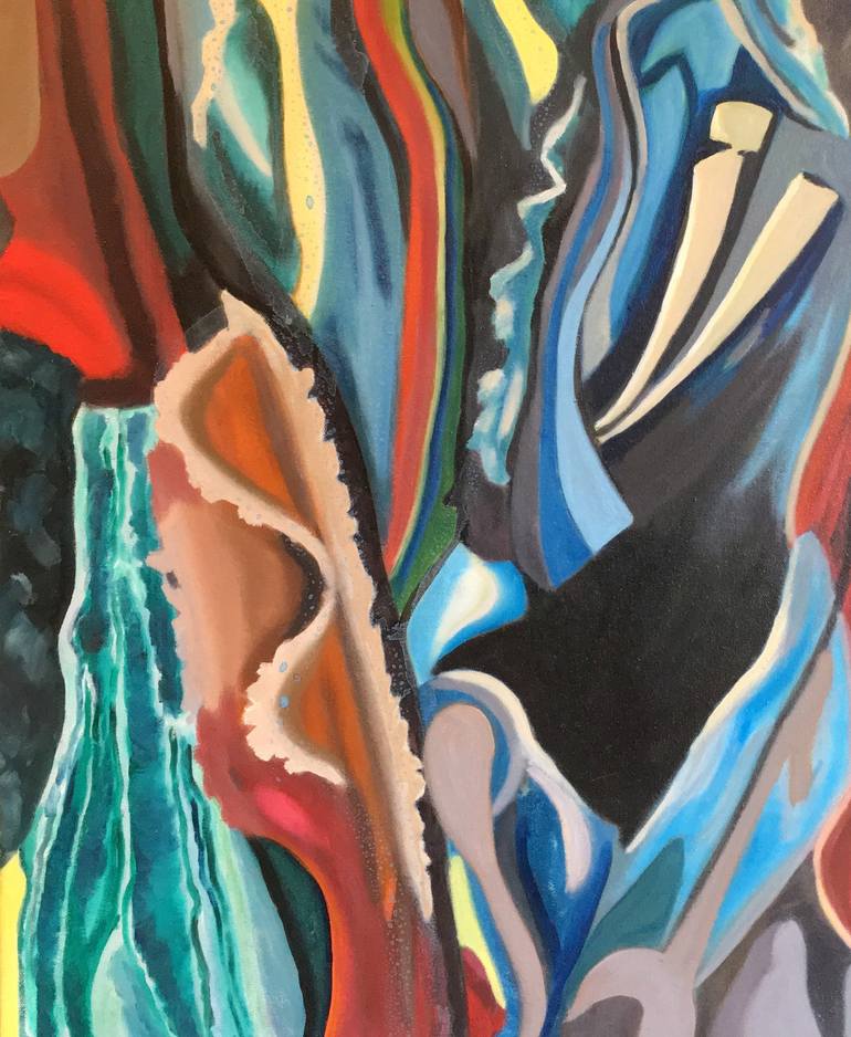 Original Abstract Expressionism Abstract Painting by Michael Thompson