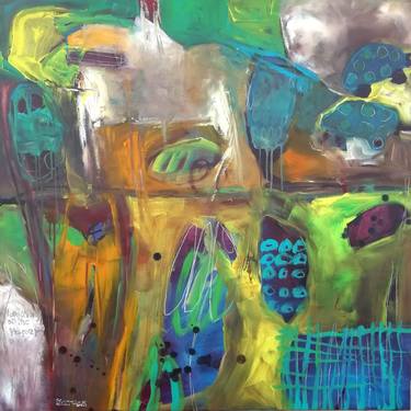 Original Abstract Expressionism Abstract Paintings by Francisco Santos