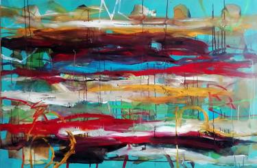 Original Abstract Paintings by Francisco Santos