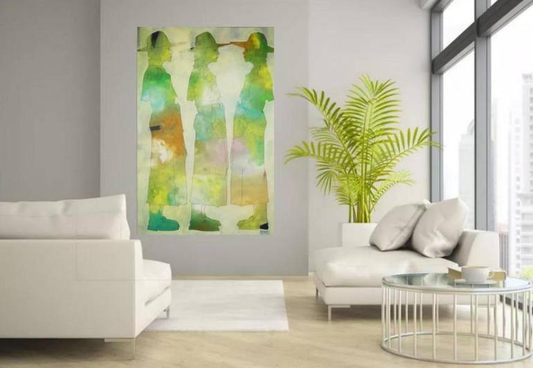 Original Figurative People Painting by Francisco Santos