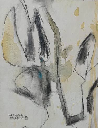 Original Abstract Expressionism Abstract Drawings by Francisco Santos