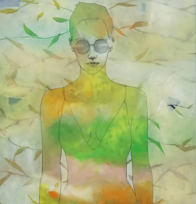 Original Portraiture Women Painting by Francisco Santos