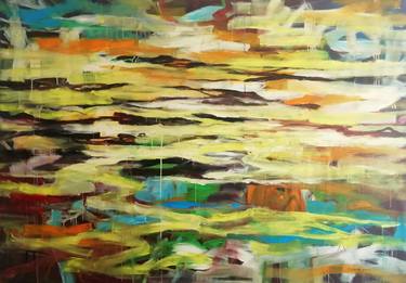 Original Abstract Expressionism Abstract Paintings by Francisco Santos