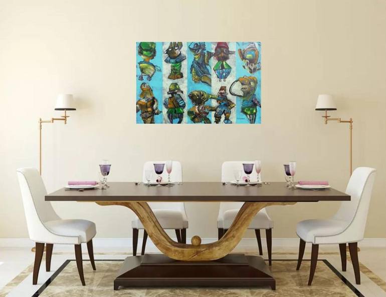 Original Expressionism Abstract Painting by Francisco Santos
