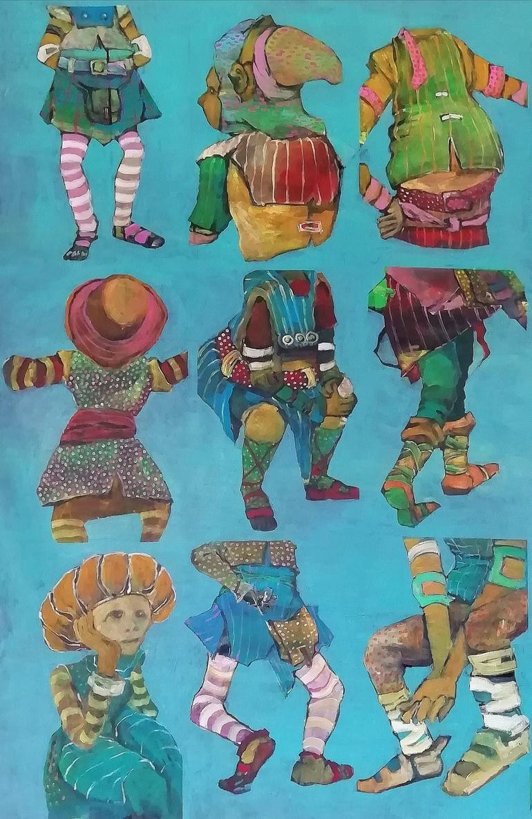 Original Expressionism Comics Painting by Francisco Santos