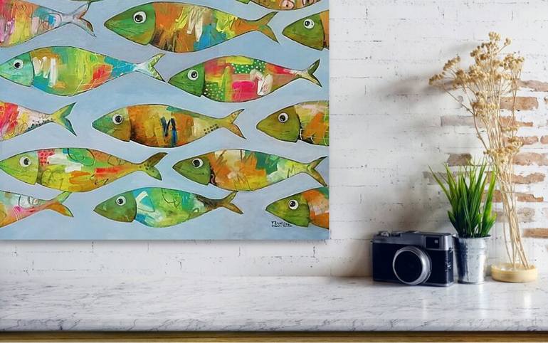 Original Figurative Animal Painting by Francisco Santos