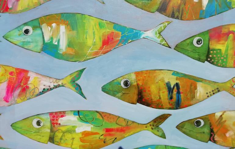 Original Figurative Animal Painting by Francisco Santos