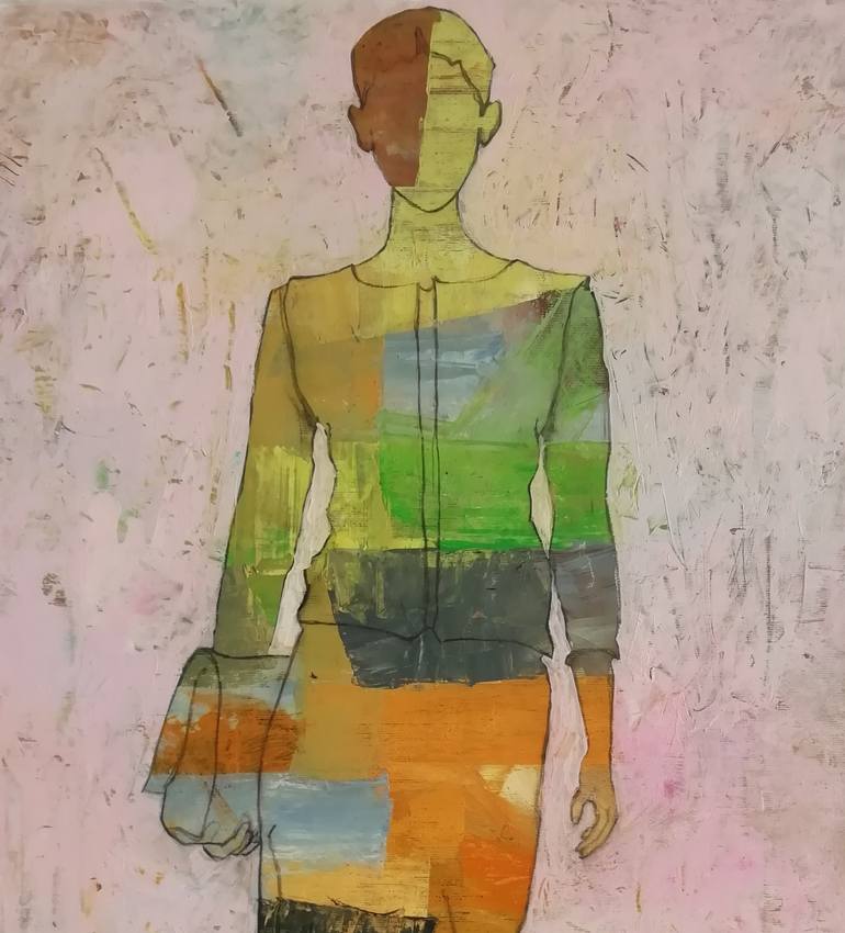 Original Portraiture Fashion Painting by Francisco Santos