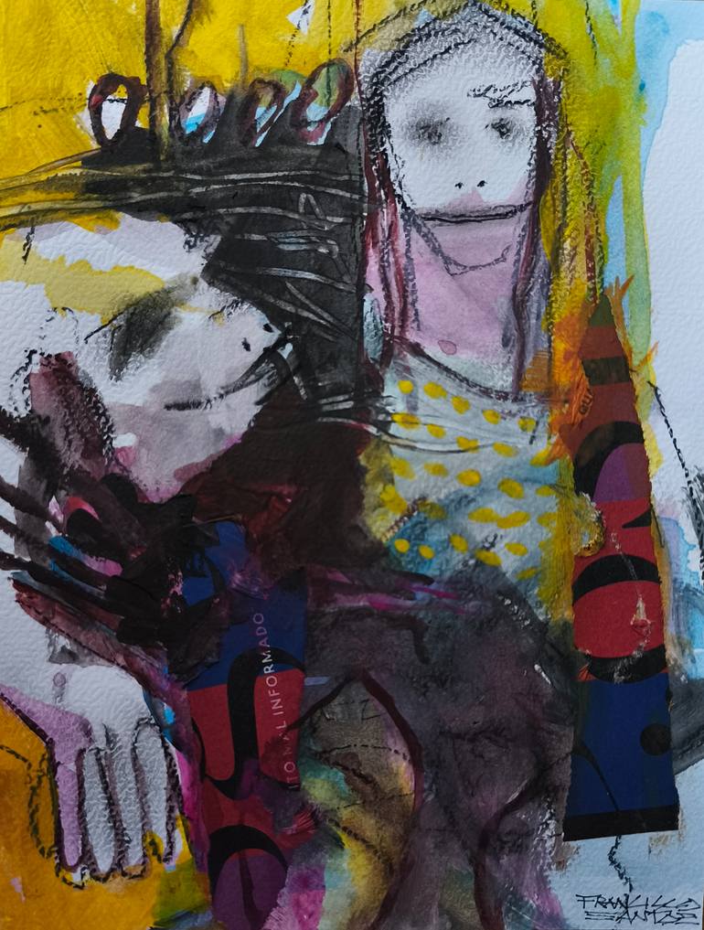 Original Abstract Cinema Mixed Media by Francisco Santos