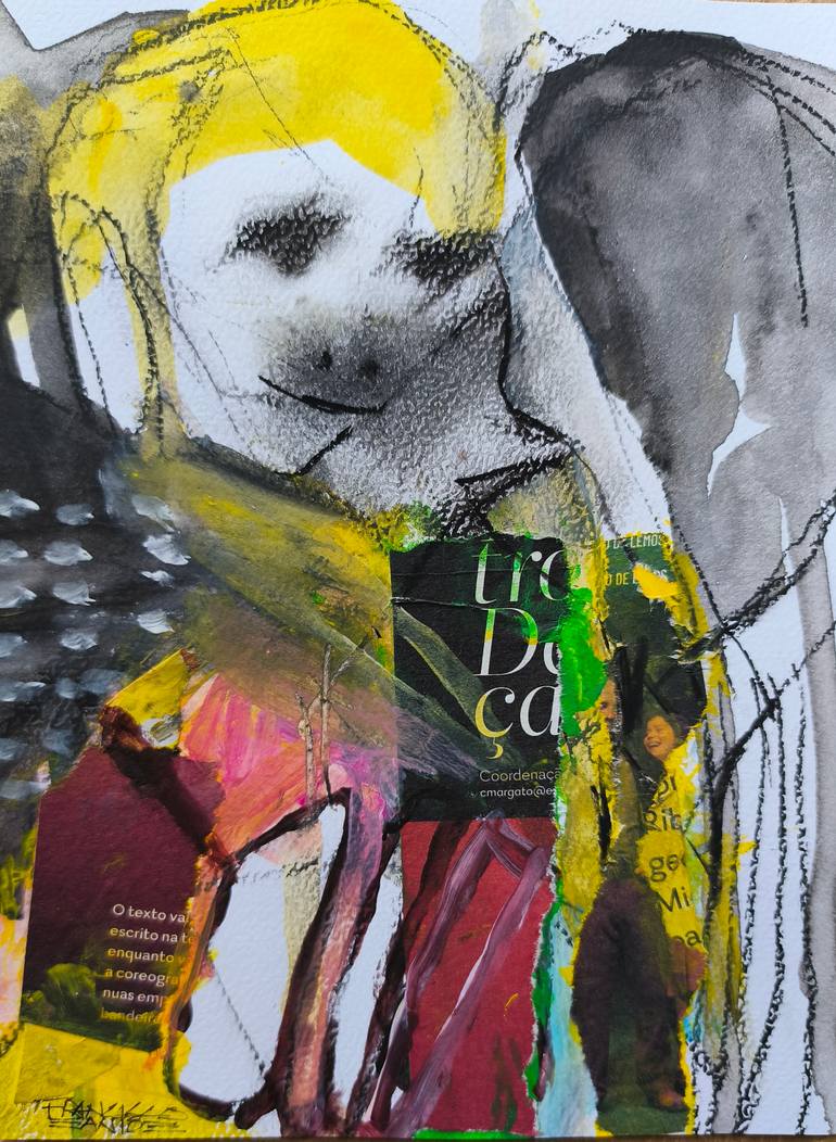 Original Abstract Cinema Mixed Media by Francisco Santos