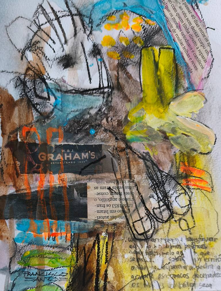 Original Contemporary Abstract Mixed Media by Francisco Santos