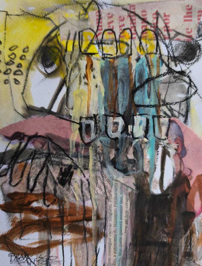 Original Contemporary Abstract Mixed Media by Francisco Santos