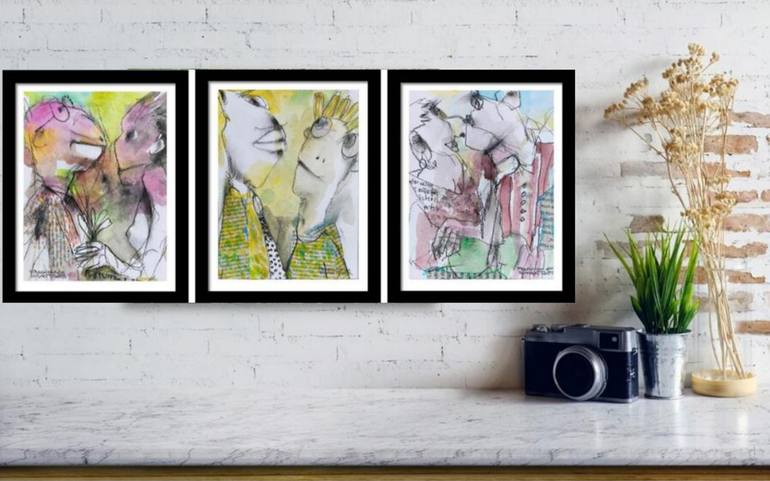 Original Expressionism Cinema Mixed Media by Francisco Santos