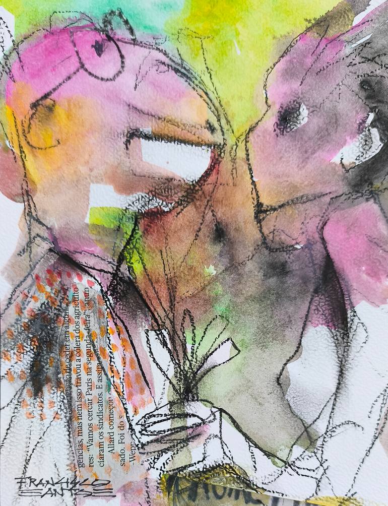 Original Expressionism Cinema Mixed Media by Francisco Santos