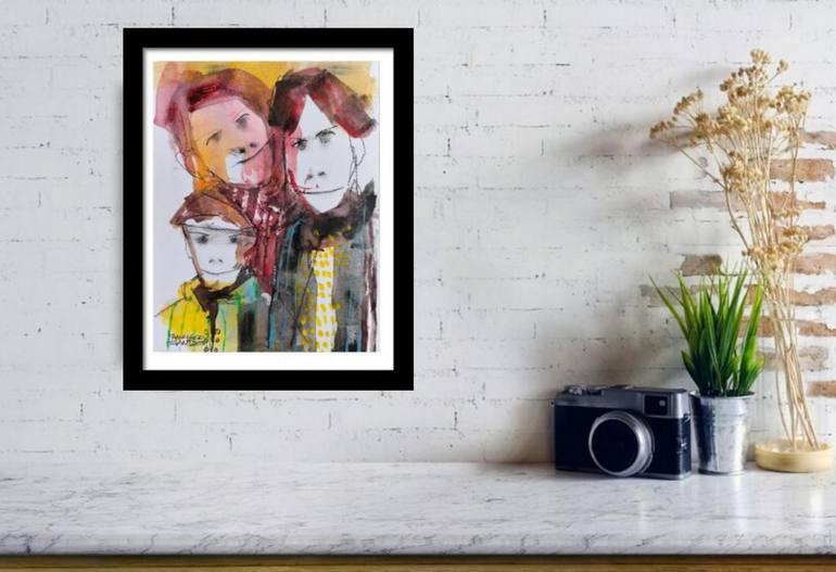 Original Figurative Music Drawing by Francisco Santos