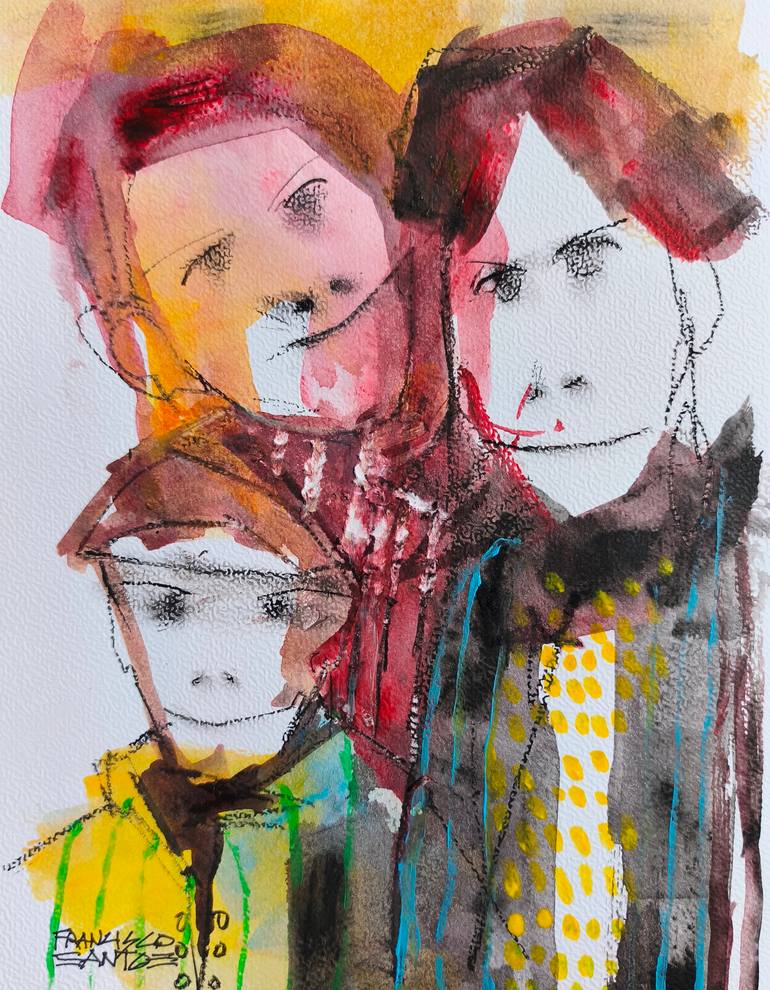 Original Figurative Music Drawing by Francisco Santos