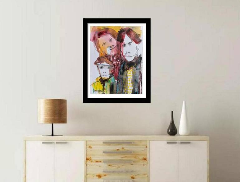 Original Figurative Music Drawing by Francisco Santos