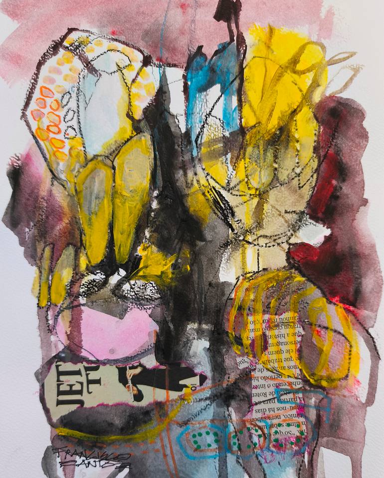 Original Expressionism Cinema Mixed Media by Francisco Santos