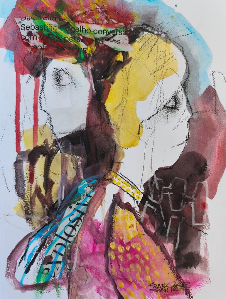 Original Figurative Cinema Mixed Media by Francisco Santos