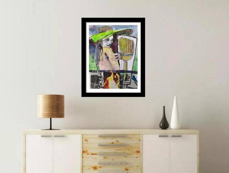 Original Figurative Famous Mixed Media by Francisco Santos