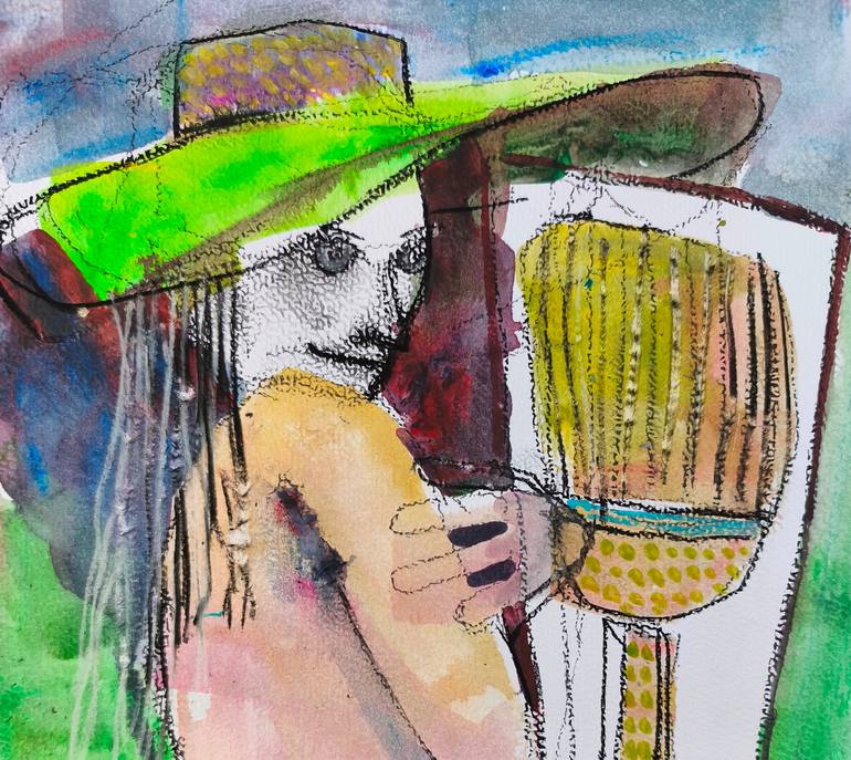 Original Figurative Famous Mixed Media by Francisco Santos