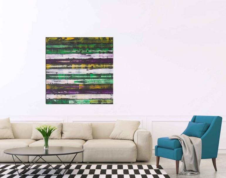 Original Expressionism Abstract Painting by Francisco Santos