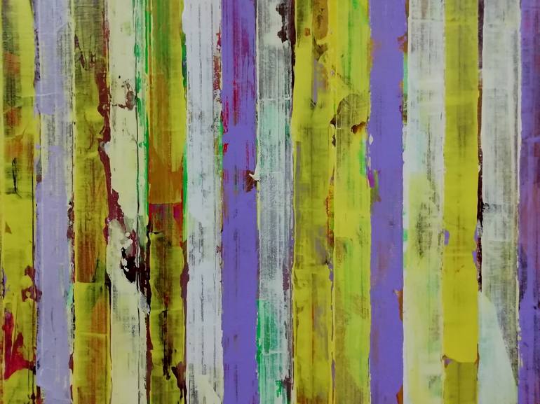 Original Abstract Business Painting by Francisco Santos