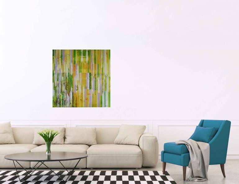 Original Conceptual Abstract Painting by Francisco Santos