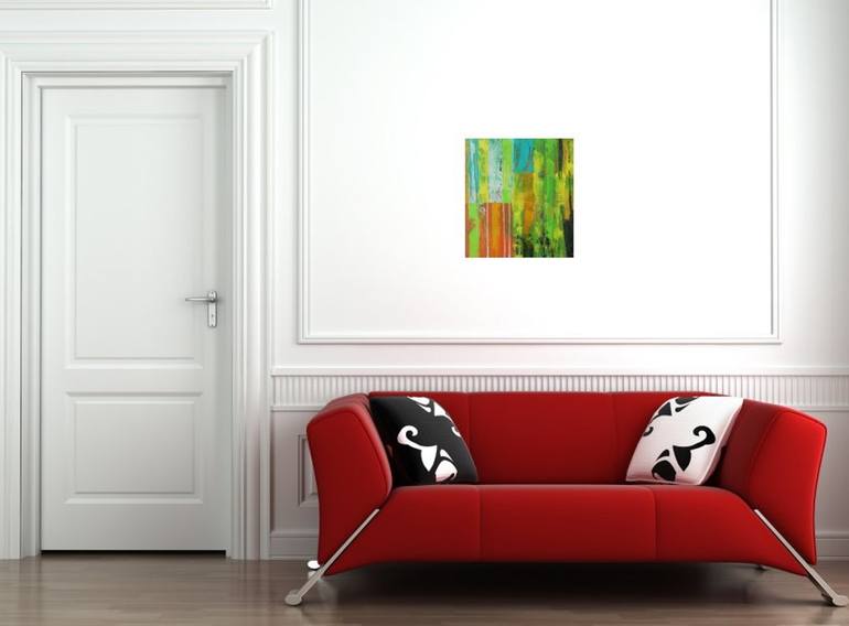 Original Expressionism Abstract Painting by Francisco Santos