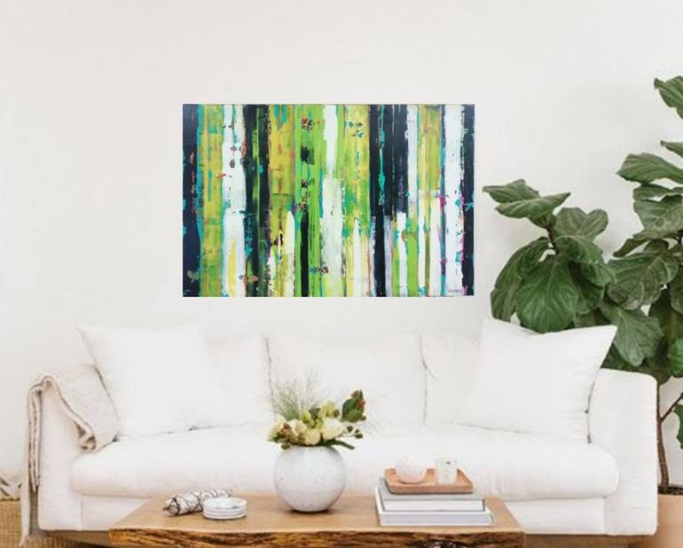 Original Abstract Painting by Francisco Santos