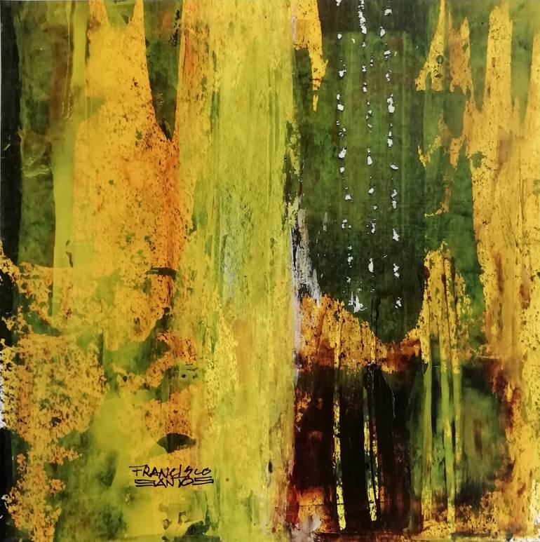 Original Abstract Painting by Francisco Santos