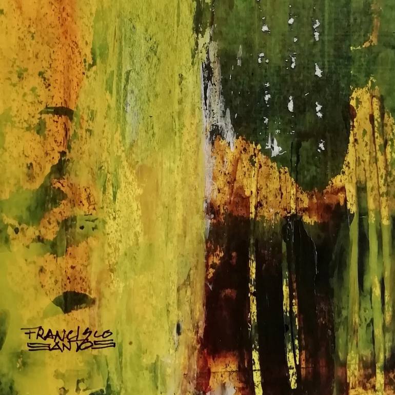 Original Abstract Painting by Francisco Santos