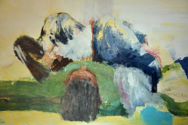 Original Fine Art Portrait Painting by Nava Gidanian-Kagan